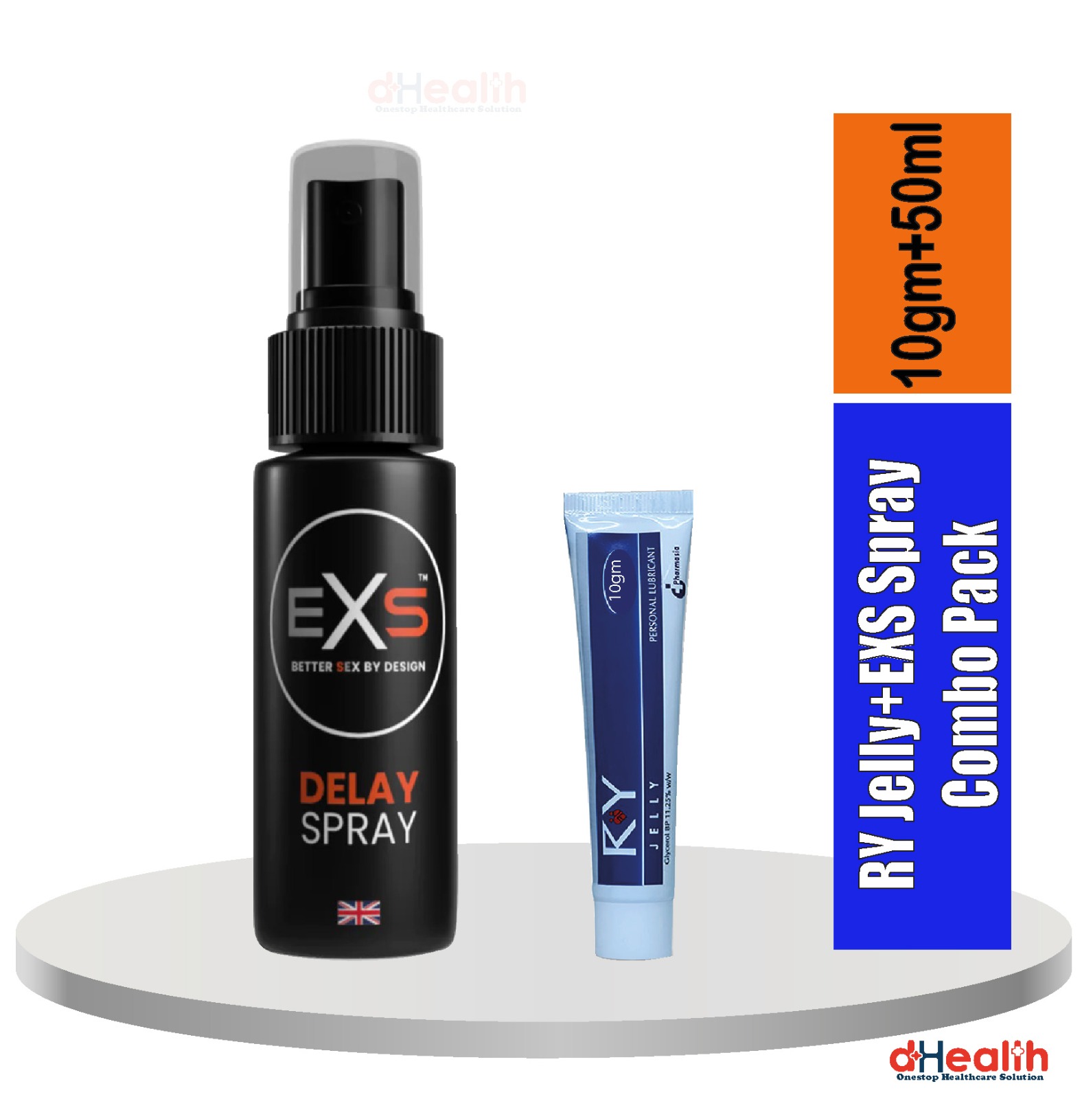 Picture of 1 RY Jelly 10gm & 1 EXS Spray Delay 50ml (UK) Combo Pack