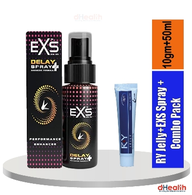 Picture of 1 RY Jelly 10gm & 1 EXS Delay Spray + 50ml (UK) Combo Pack