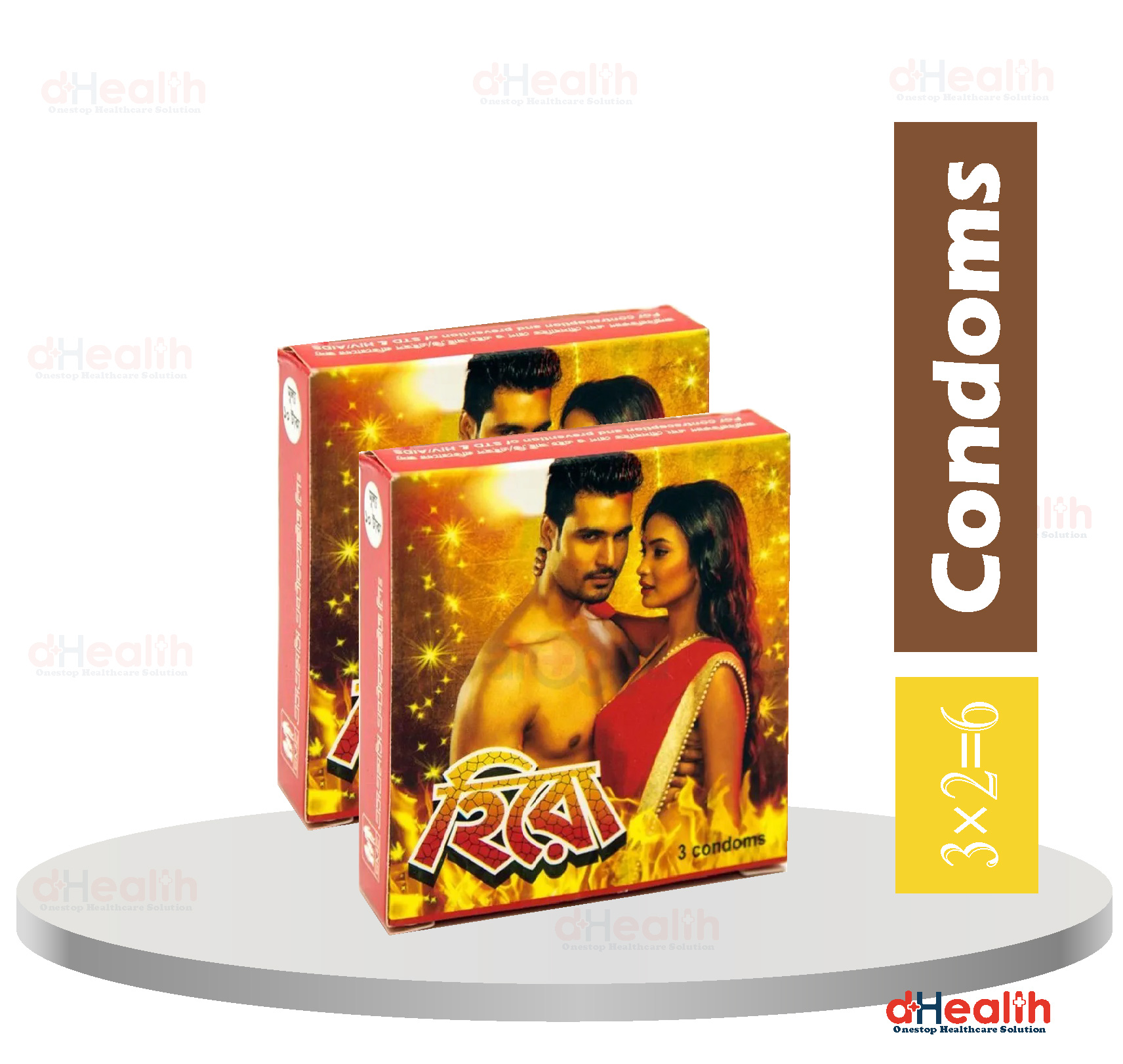 Picture of Hero Condoms 2's Combo Pack (3x2=6 pcs)
