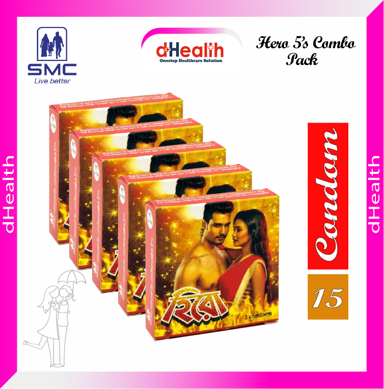 Picture of Hero Condoms 5's Combo Pack (3x5=15 pcs)
