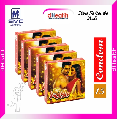Picture of Hero Condoms 5's Combo Pack (3x5=15 pcs)