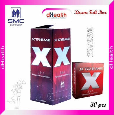 Picture of XTREME 3 in 1 Premium Condoms Full Box Combo Pack (3x12=36)
