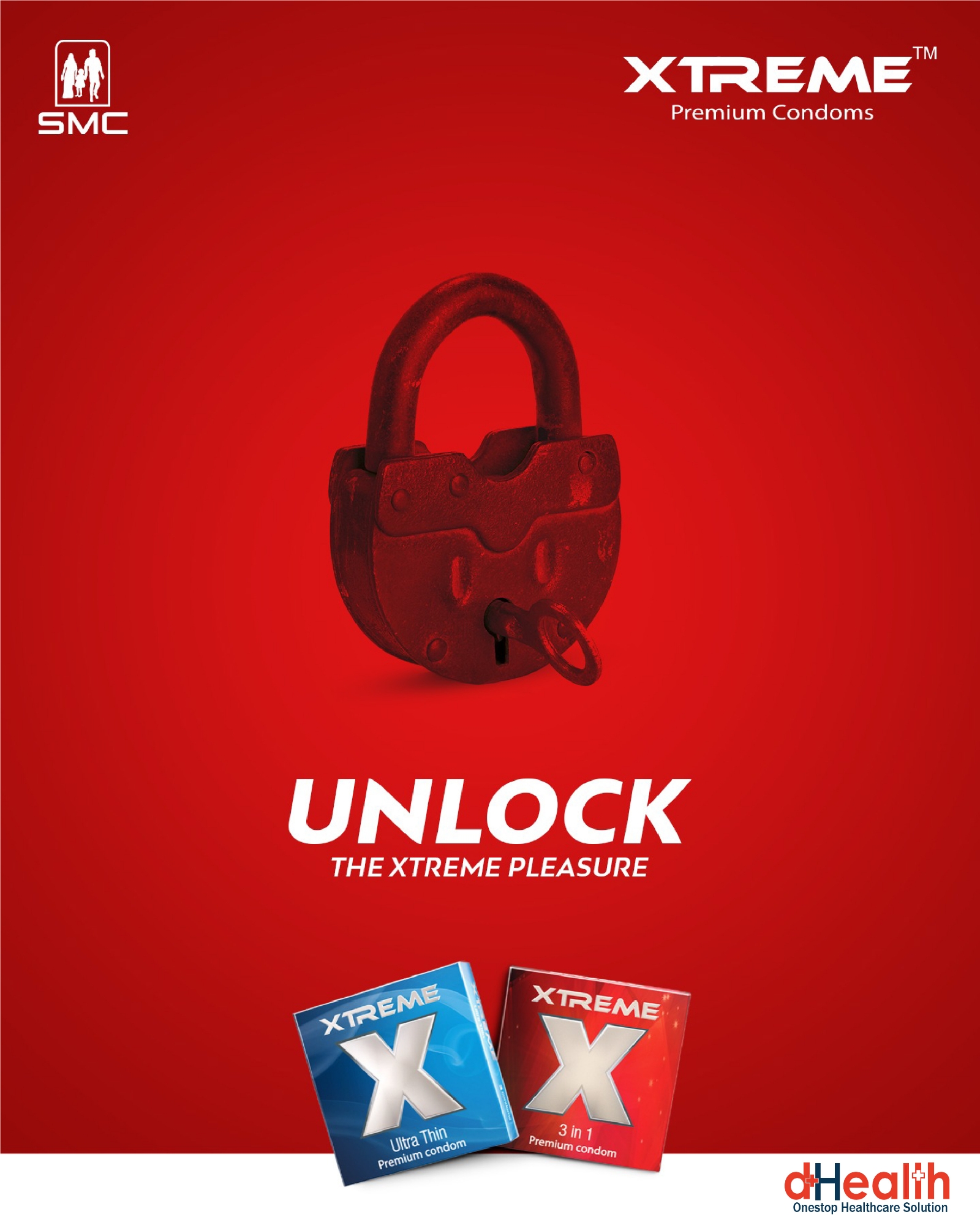 Picture of XTREME Ultra Thin Premium Condoms Single Pack (3x1=3)