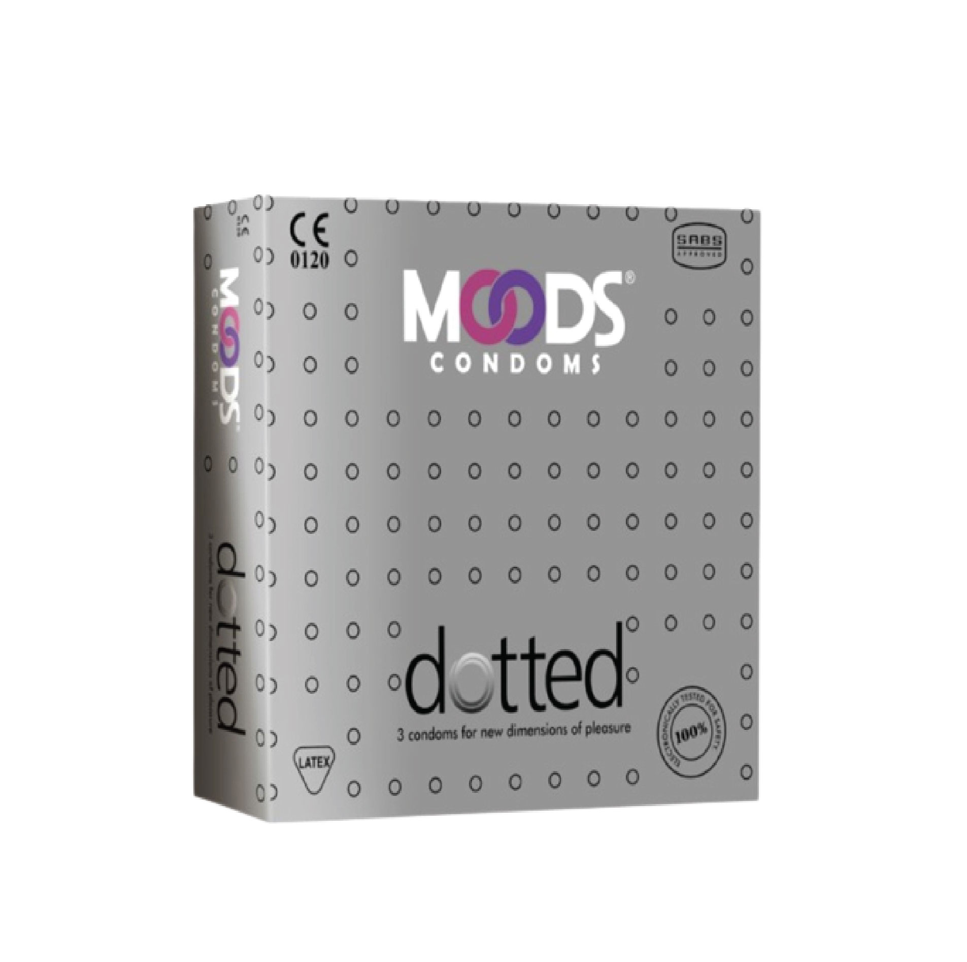 Picture of Moods Dotted Condom 6's Combo Pack (3x6=18pcs)