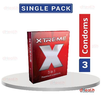Picture of Xtreme 3 in 1 Condoms 6's Combo Pack (3x6=18pcs) & 1 pc RY Jelly 10g