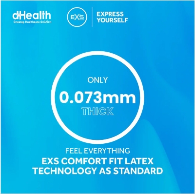 Picture of EXS Delay Condom / Delay Endurance - 2's Pack & Eazy Jelly 50g (personal Lubricant) Combo Pack