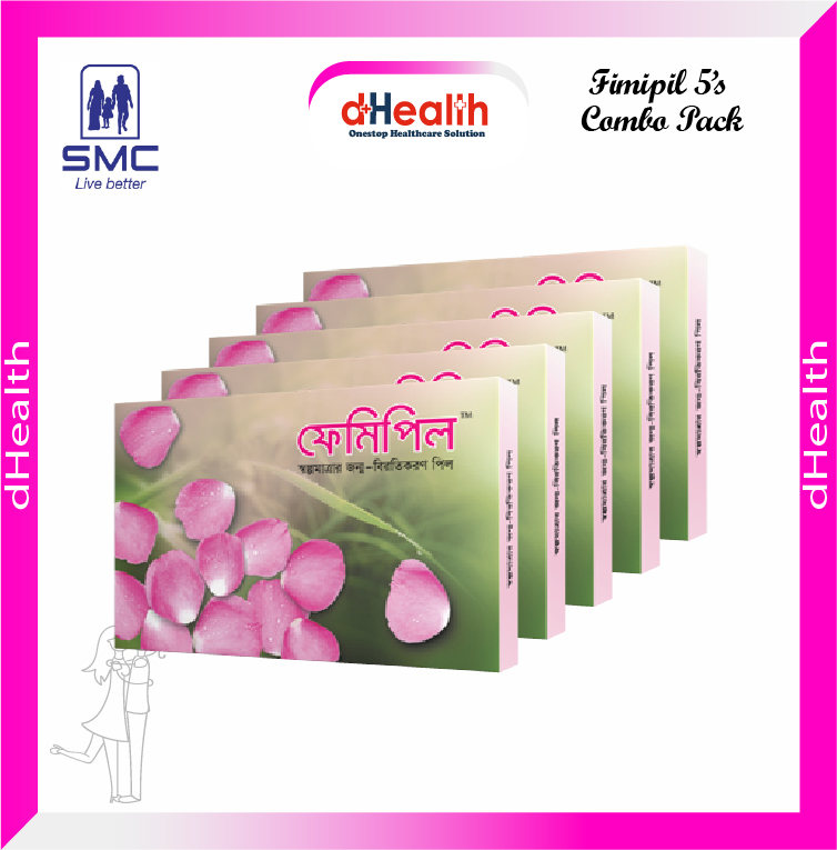 Picture of Femipill For Women - Made In Bangladesh - 5 Pack Combo