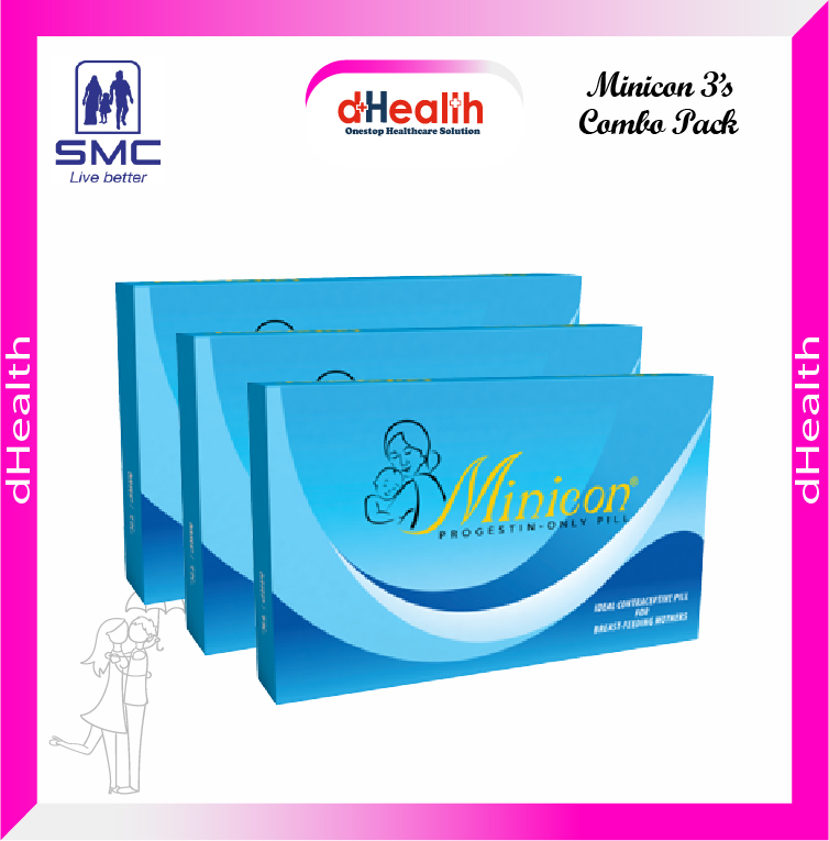 Picture of Minicon Pill for Women - 3 Pack Combo