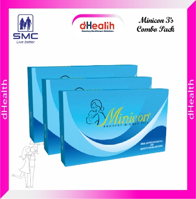 Picture of Minicon Pill for Women - 3 Pack Combo