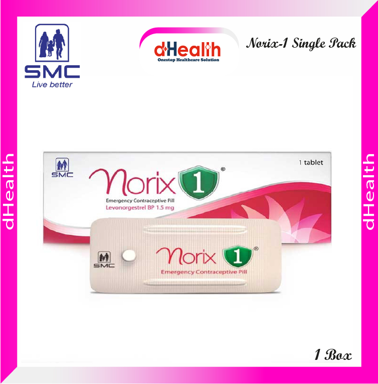 Picture of Norix 1 For Women Emergency Contraceptive Pill One Pack