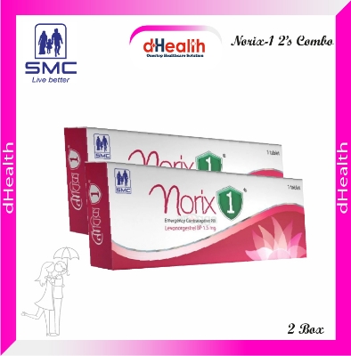Picture of Norix 1 For Women Emergency Contraceptive Pill 2 Combo Pack
