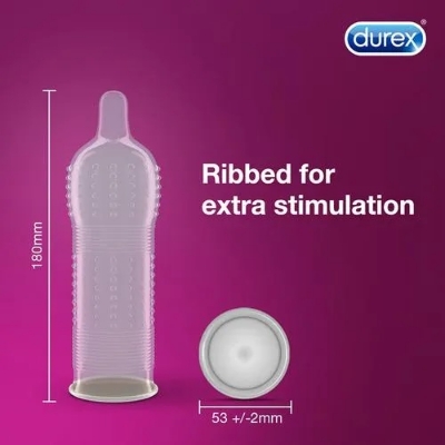 Picture of Durex Extra Dots Condom Single Pack (3x1)=3pcs