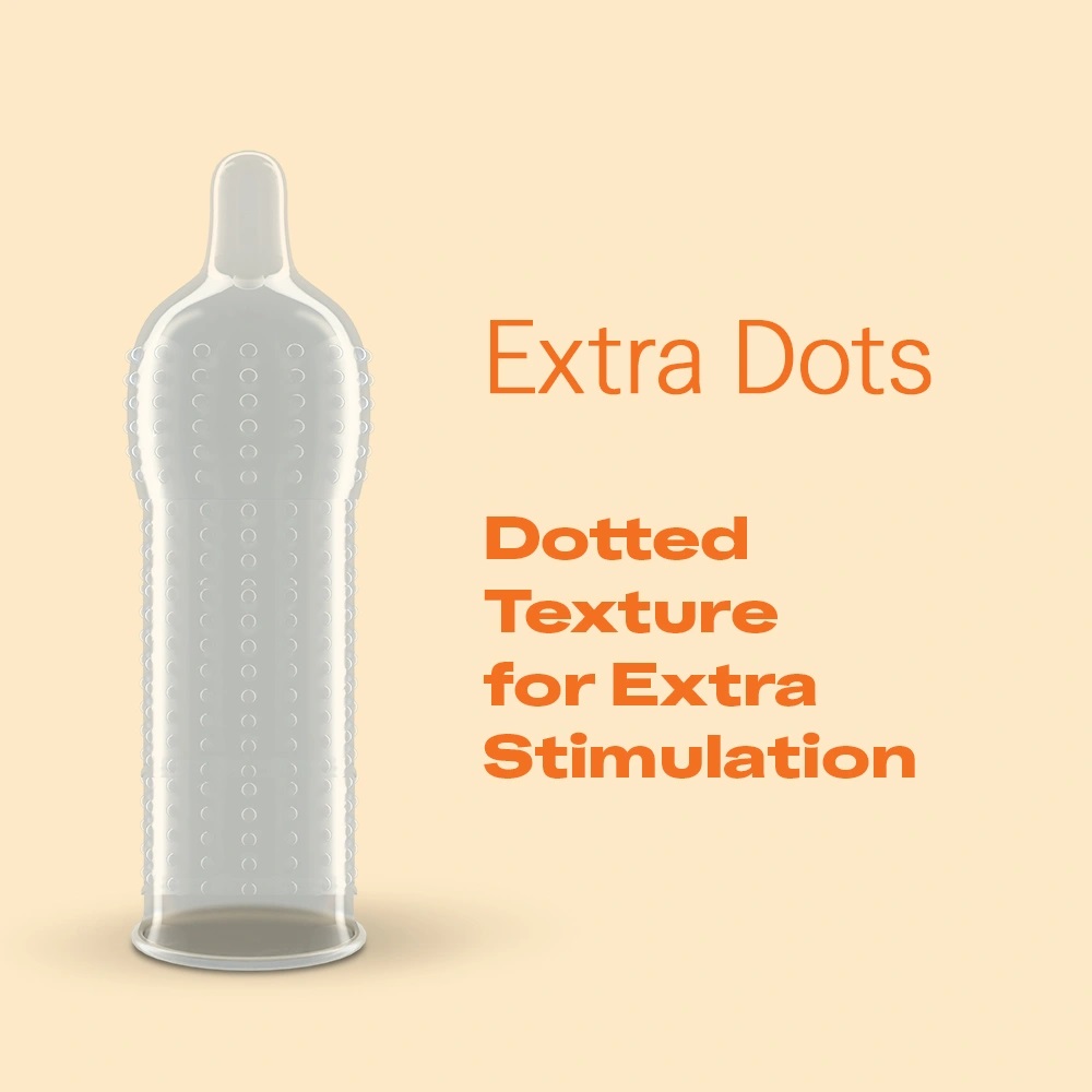 Picture of Durex Extra Dots Condom 3,s Combo Pack (3x3)=9pcs