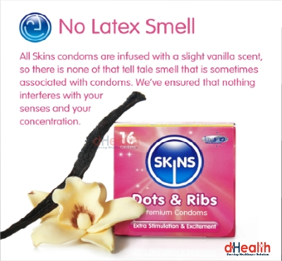 Picture of My Jelly 15gm 1 Pc & 2,s SKINS Dots & Ribs Premium Condoms Combo Pack