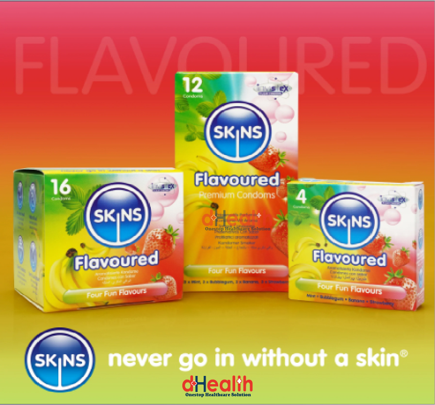 Picture of Ry Jelly 30gm 1 Pc & 2,s SKINS Flavored Premium Condoms Combo Pack