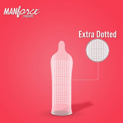 Picture of Manforce 1740 Dotted Litchi Condom 10's (1x10)=10 pcs Pack