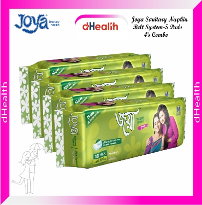 Picture of Joya Sanitary Napkin Belt System -5 Pads S 4,s Combo Pack (Panty/Wings System)