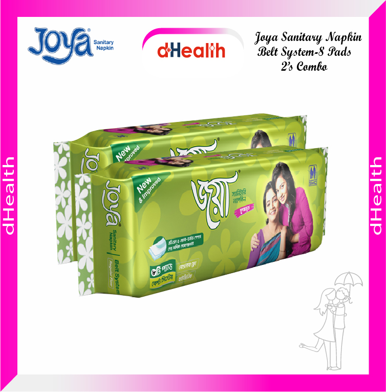 Picture of Joya Sanitary Napkin Belt System -8 Pads 2,s Combo Pack (Panty/Wings System)