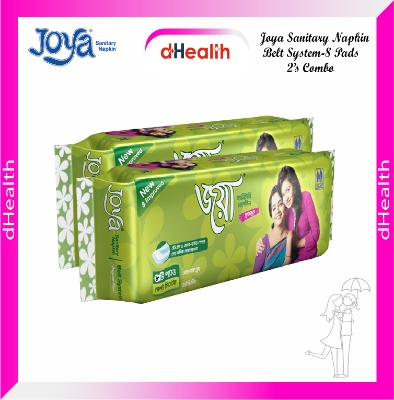 Picture of Joya Sanitary Napkin Belt System -8 Pads 2,s Combo Pack (Panty/Wings System)