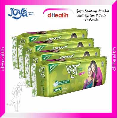 Picture of Joya Sanitary Napkin Belt System -8 Pads 4,s Combo Pack (Panty/Wings System)
