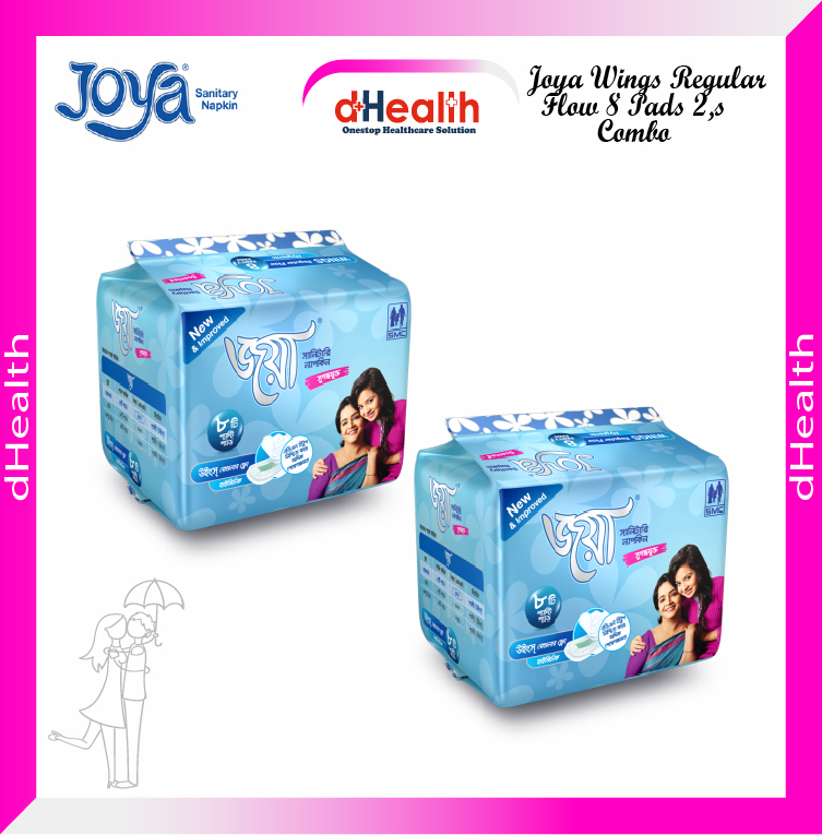 Picture of Joya Wings Regular Flow 8 Pads 2,s Combo Pack (Panty/Wings System)