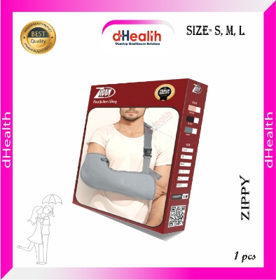 Picture of Arm Sling Pouch For Fracture Support For Arm Movement For Men & Women Immobilization Support for Both Hand