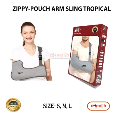 Picture of Arm Sling Pouch For Fracture Support For Arm Movement For Men & Women Immobilization Support for Both Hand