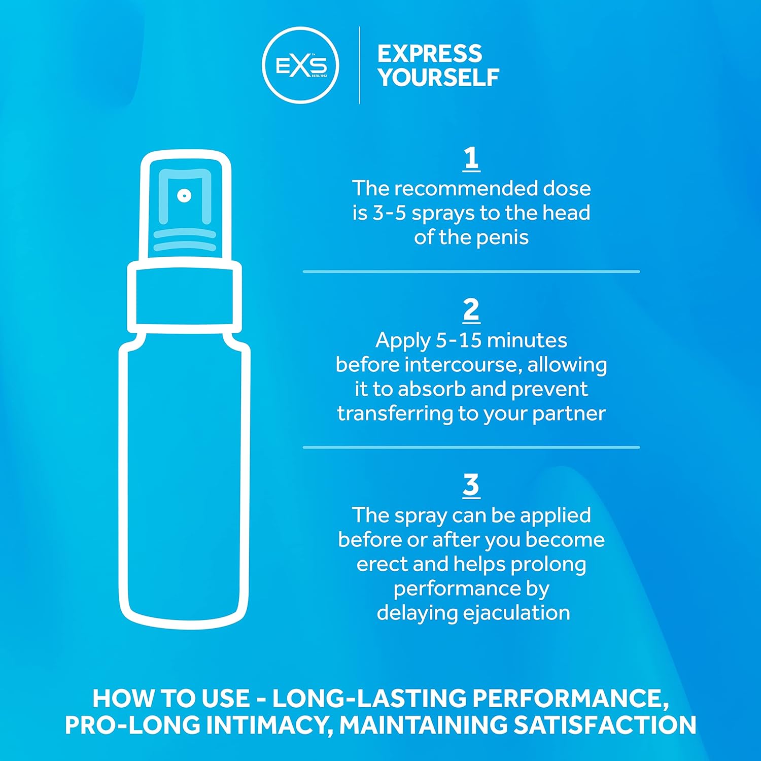 Picture of EXS Extra Time / EXS Long Lasting Spray 50ml