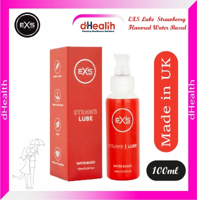 Picture of EXS Lubricant Strawberry Flavored Water Based Lubricant 100ml