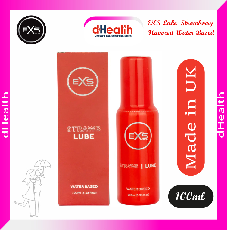 Picture of EXS Lubricant Strawberry Flavored Water Based Lubricant 100ml