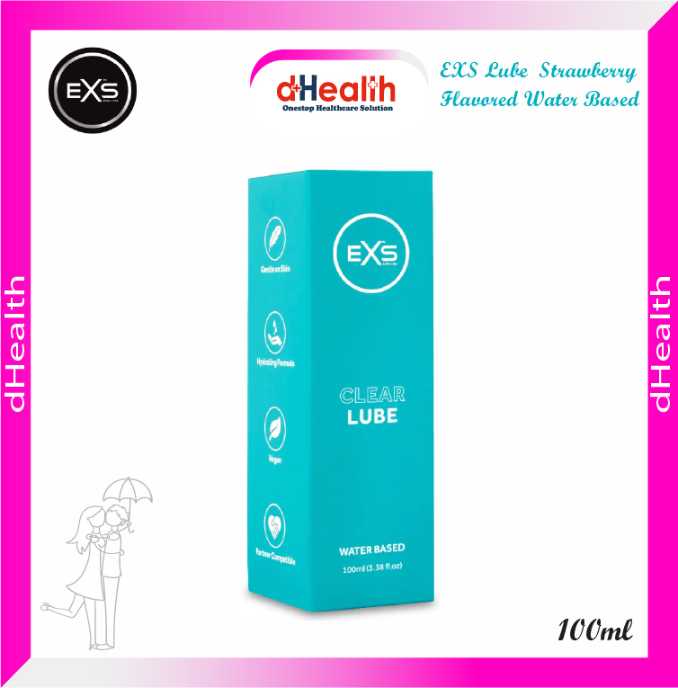 Picture of EXS Lubricant Choco & Clear Flavored Water Based Lubricant 100ml 2's Combo Pack