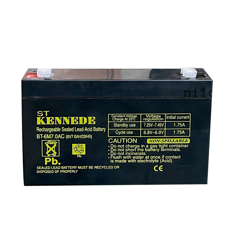 Picture of Charger fan Rechargeable Battery Maintenance free Heavy Weight Model- KENNEDE=6V 7.0Ah