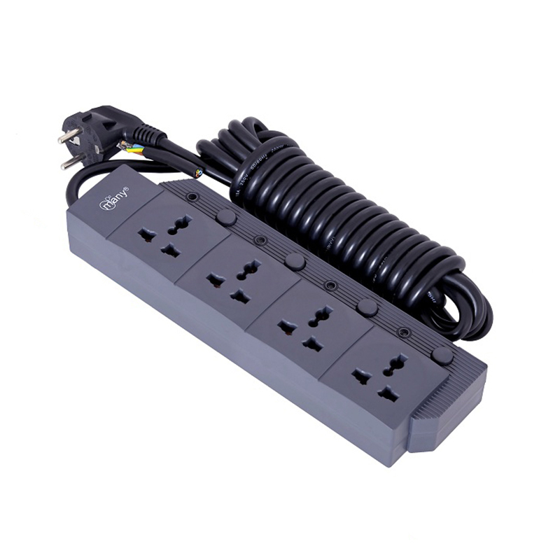 Picture of মাল্টিপ্লাগ অনেক ভারী কাজের 4 আউটপুট Model-MTS-2040-2 Pin Plug / 3 Miter Wire/10 Fit/Hand ( 1 Year Warranty ) - multi plug many