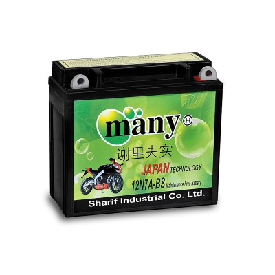 Picture of Many Maintenance Free Bike Battery Model-12N7A-BS (12V7Ah)