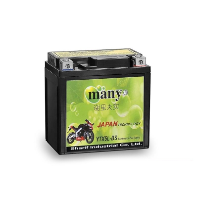 Picture of Many Maintenance Free Bike Battery Model-Hung Motor Bike Battery -YTX5L-BS (12V5Ah)