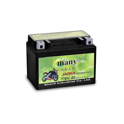 Picture of Many Maintenance Free Bike Battery Model-YTX4L-BS (12V4Ah)