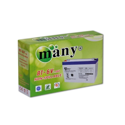 Picture of Battery Heavy duty  Rechargeable Sealed Lead-Acid Battery Many 6V7.0Ah