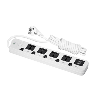Picture of Multiplug Many Heavy Duty 4 Gang 2 USB Fast Charging MTS-158/2p-USB-3 Meters/ 10 Fit/hand