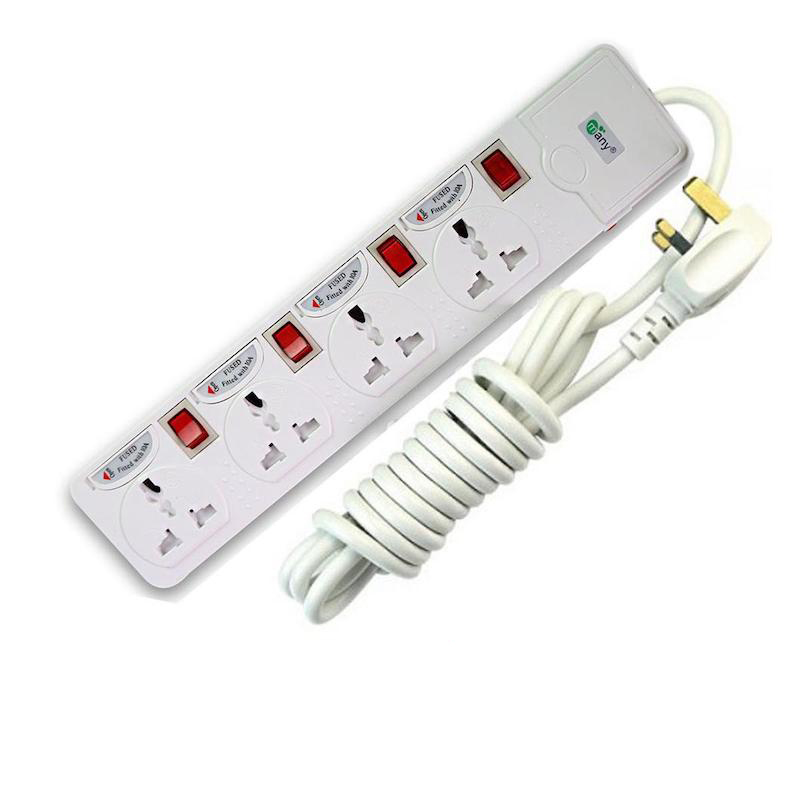 Picture of মাল্টিপ্লাগ অনেক বিজনেস ক্লাস 4 পোর্ট মডেল MTS-144 = 3 পিন/3m - multi plug