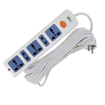 Picture of Multiplug Many Big Cable 5 Port MTS-305 Heavy Use=10 miter wire-33 Feet/hand