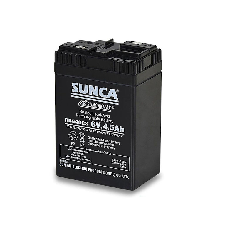 Picture of Opt for Dependable Power with the Sunnca Sealed Lead-Acid Battery: Rechargeable and Reliable, Vari 6v.4.5Ah, Ensuring Uninterrupted Performance