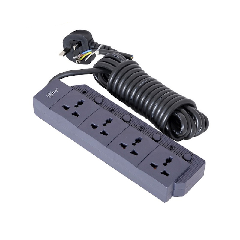 Picture of মাল্টিপ্লাগ অনেক ভারী কাজের 4 আউটপুট Model-MTS-2040-3 Pin Plug / 5 Miter Wire/16 Fit/Hand ( 1 Year Warranty ) - multi plug