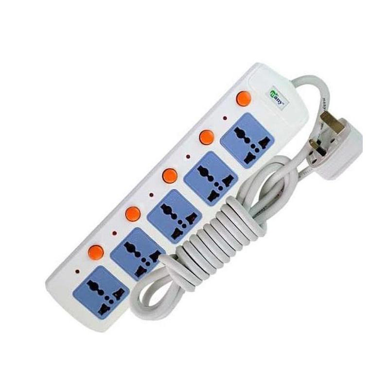 Picture of Multiplug Many Exclusive 5 Port Model MTS-805= 3 Pin Plug /3 miter Wire