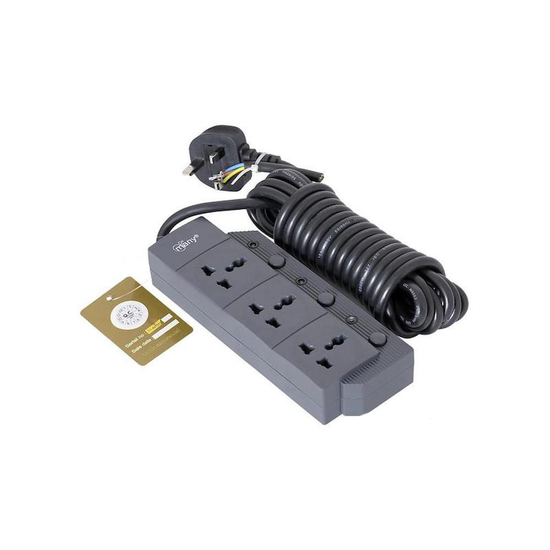 Picture of Multiplug Heavy Duty 3 Gang Model-MTS-2030 (3 Years Warranty)