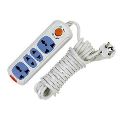 Picture of 4 পোর্টের মাল্টিপ্লাগ এক্সটেনশন Socke-202 = 2m - multi plug