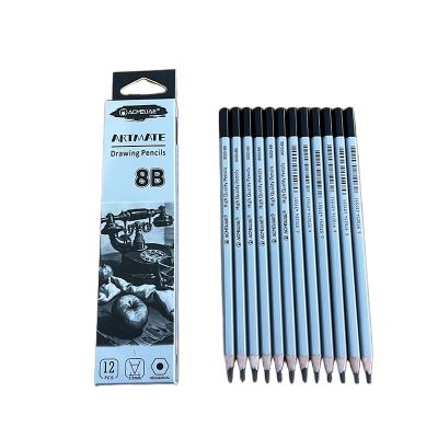 Picture of Acmeliae 8B Drawing Pencils (8000-8B) 12pcs Box