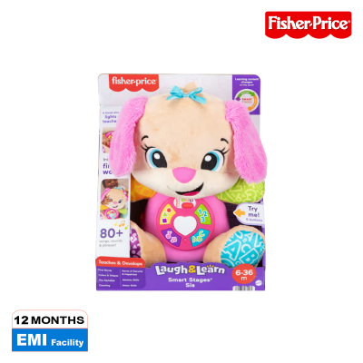 Picture of Fisher Price JCT11 Laugh & Learn Smart Stages Sis Pink Plush