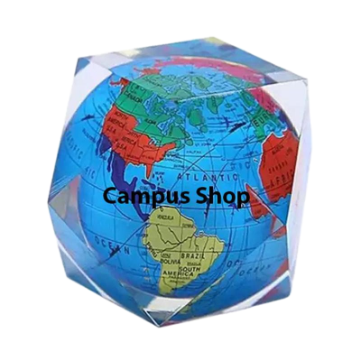 Picture of Colorful Globe Paper Weight