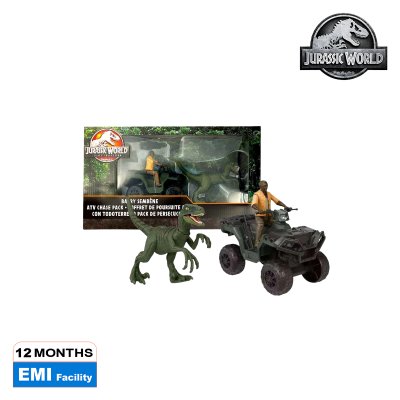 Picture of Jurassic World HTP62 Legacy Collection Barry Sembene ATV Chase Action Figures