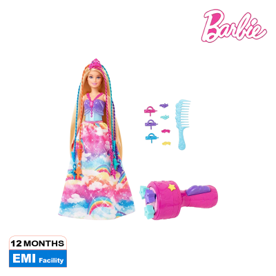 Picture of Barbie GTG00 Dreamtopia Braiding Fun Princess Hair Styling Doll with Accessories